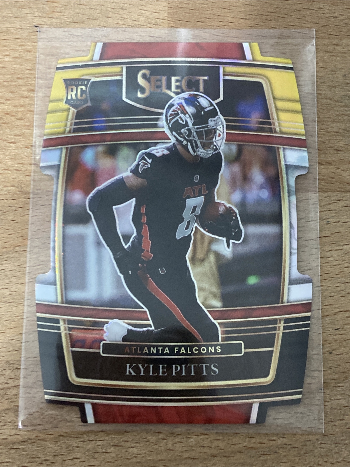 2021 Select Kyle Pitts Concourse DIE CUT Black & Gold PRIZM Rookie Falcons RC