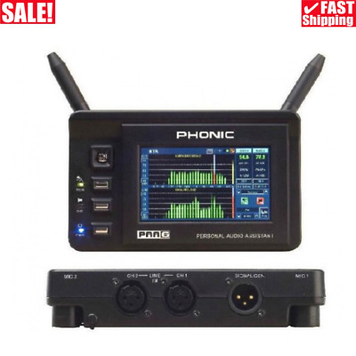 PHONIC PAA6 Dual Channel Audio Spectrum Analyzer USB2.0 Support Balanced XLR
