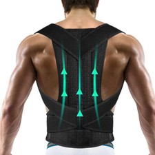 Adjustable Back Support Lumber Belt Brace Work Office Warehouse Gym Home Posture