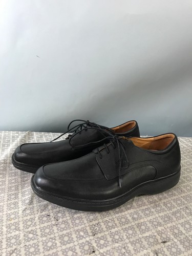 Dr. Comfort Mens Classic Black Leather Lace-Up Dress Shoes 14XW- VGC - Picture 4 of 8