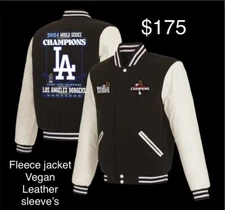 Los Angeles Dodgers JH Design 8-Time World Series Champions Reversible Jacket