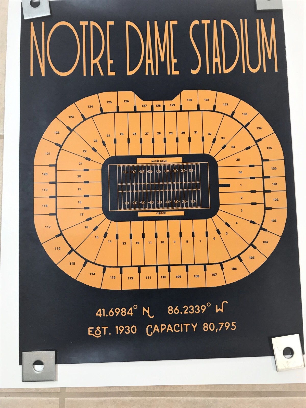 Notre Dame Stadium Seating Chart Matttroy