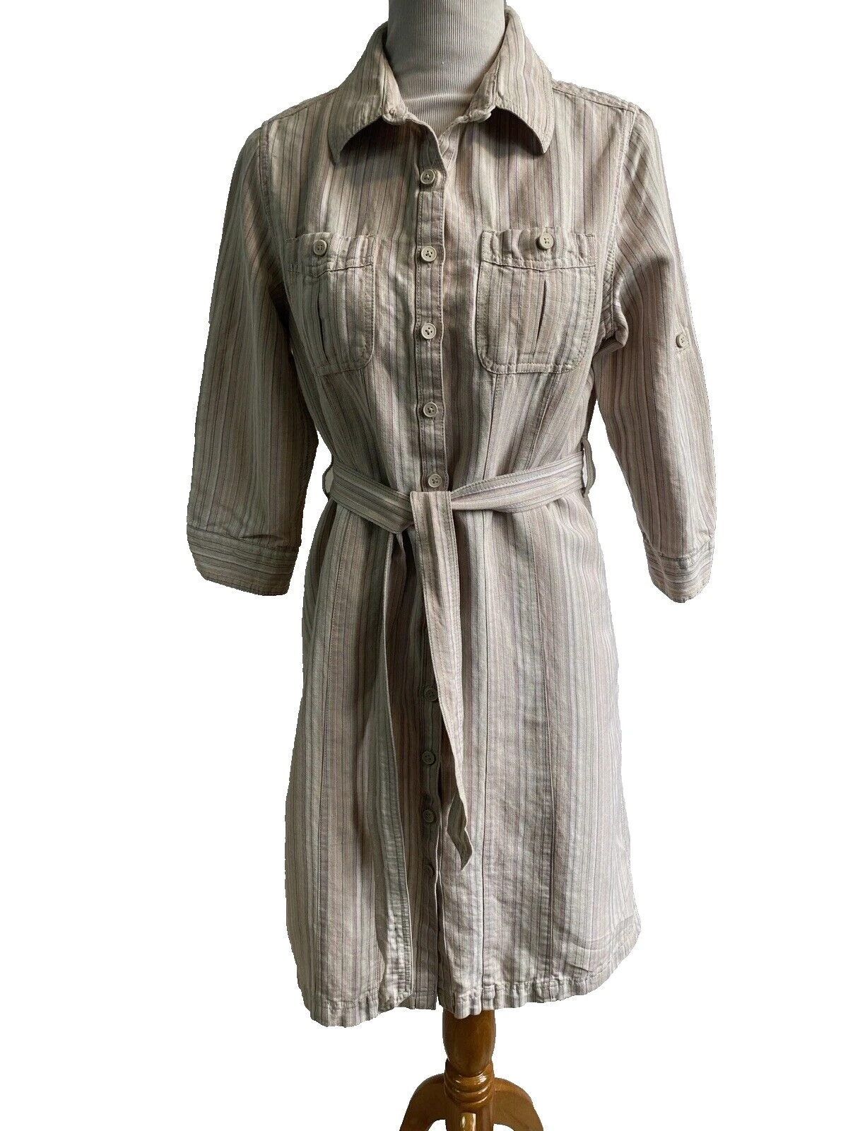 Vestidos de camisa de lino L.L. Bean