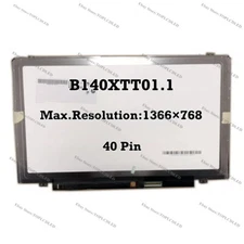 B140XTT01.1 With Touch Digitizer 40 Pin LED LCD Display Laptop Screen for ACER