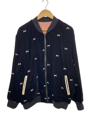 WTAPS◇23AW/GUTTER JACKET POLY. VVT/Sukajan/3/Velour/BLK WTAPS◇23AW/GUTTER JACKET POLY. VVT/Sukajan/3/Velour/BLK