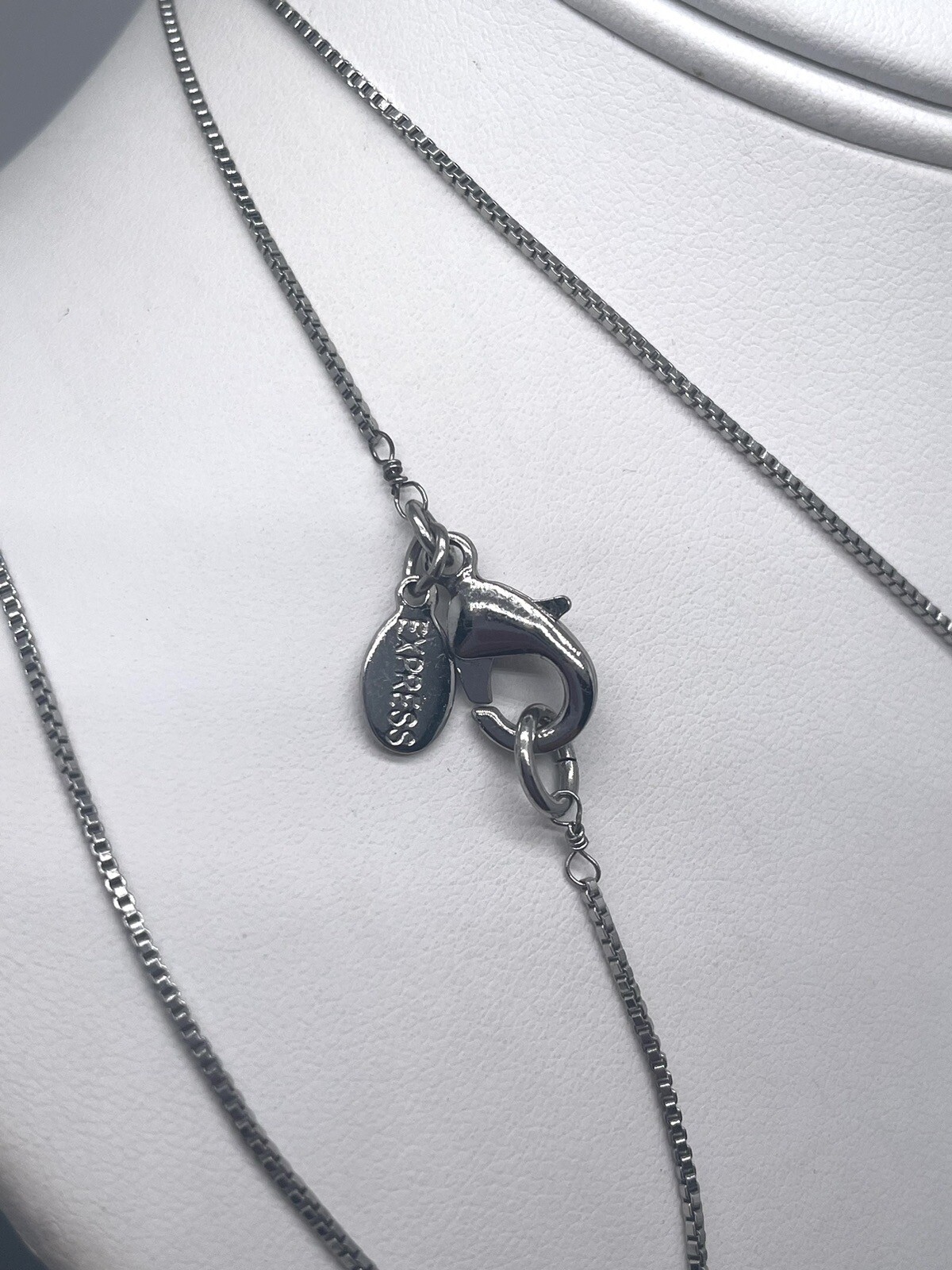 Express Rectangle Black Turquoise Colored Pendant… - image 6