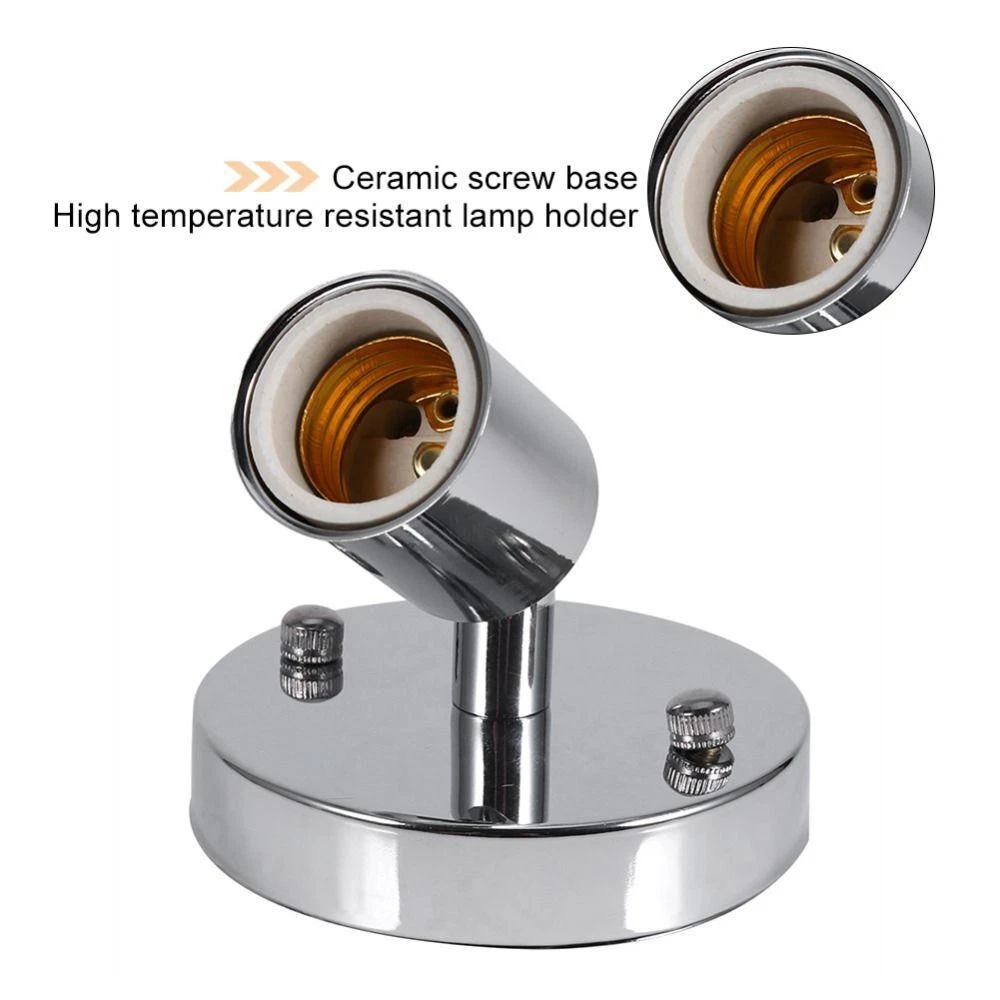 Metal Ceiling Lights Edison Screw Bulb Lamp Socket E27 Light