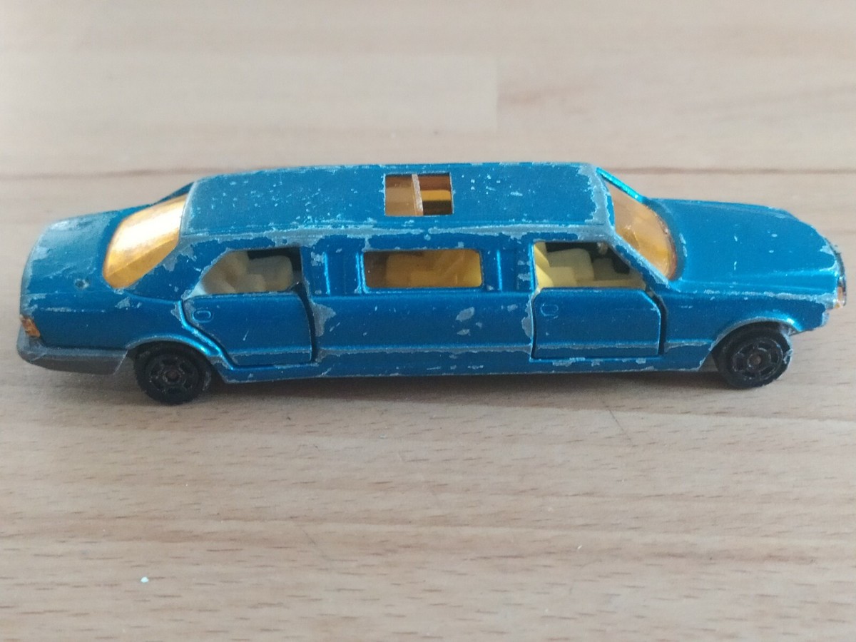 Majorette n°326, Mercedes Limousine bleue, 1/58e