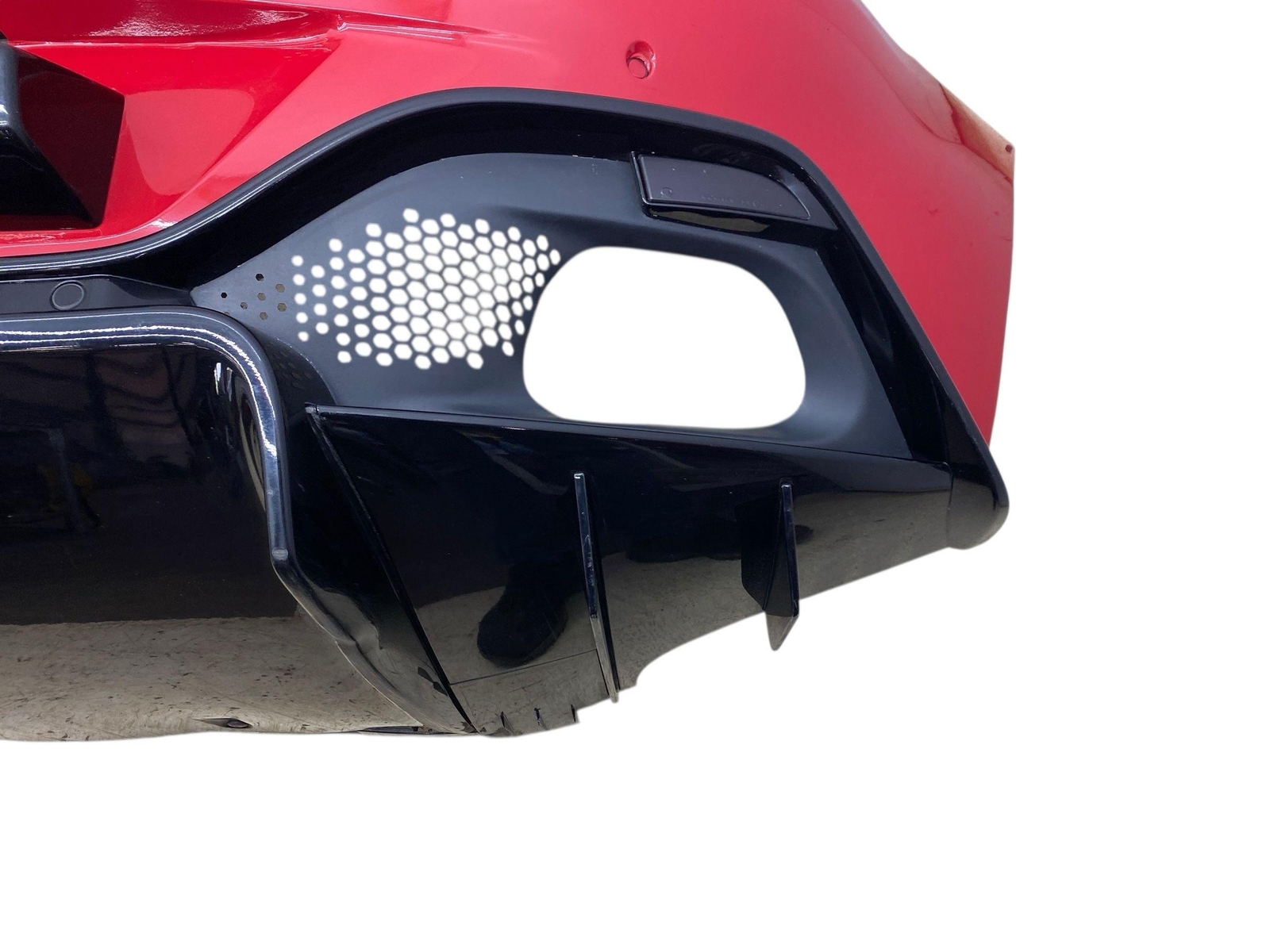 2019-2023 ASTON MARTIN VANTAGE OEM REAR BUMPER COVER ASSEMBLY | SUFFOLK RED USR