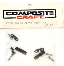 Vintage Composite Craft Nylon Servo Mount Post Kit 19330 Pan Car 10L 12L Delta