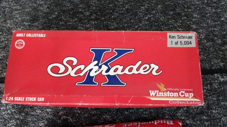 Nascar Diecast 1 24 Action Ken Schrader Winston Cup #25 Bud Action AUTOGRAPHED - Image 3 of 4