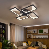 Led Decken Lampe Dimmbar Wohn Schlaf Zimmer Beleuchtung Flur Leuchte Anthrazit