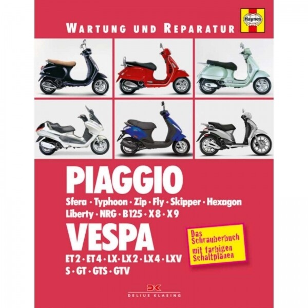 Thumbnail - Piaggio Und Vespa Motorroller Für Viele Modelle - Reparaturanleitung