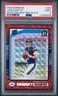 2024 PANINI DONRUSS OPTIC PREVIEW-RED WAVE #303 JJ MCCARTHY ROOKIE RC PSA 9