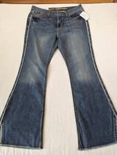 Cruel Denim XL Ladies Hannah Flare Denim 32x32 Jeans blue western cowgirl New