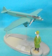 Tim + Struppi Flugzeug Modell DEWOITINE 332 + Janus : KÖNIG OTTOKARS ZEPTER MiB