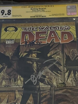 The Walking Dead #1 CGC 9.8 Signed By Robert Kirkman And Tony