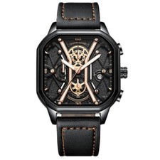 Men's Luxury Waterproof Quartz Chronograph Watch   Elegant, Luminous Design