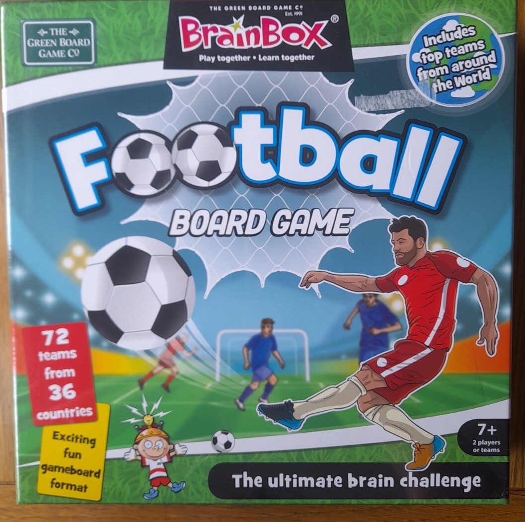 BrainBox Football Board Game - 100% Complete, Excellent Condition
