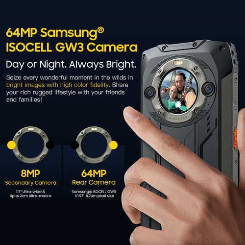 Smartphone robuste Blackview BV9300 Pro 15080 mAh 24 Go + 256 Go Android 13 120 Hz NFC - Photo 4 sur 15
