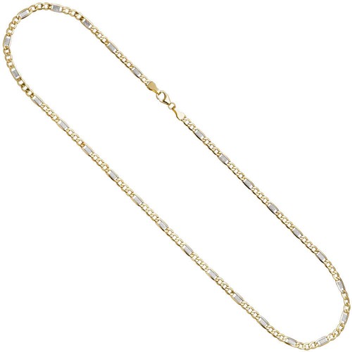 EDELIND Collana In Oro Giallo 333 O 585 A Maglia Gemella 2,9 Mm - Lunghezza A Scelta Fino A 80 Cm - Made In Germany Con Cofanetto