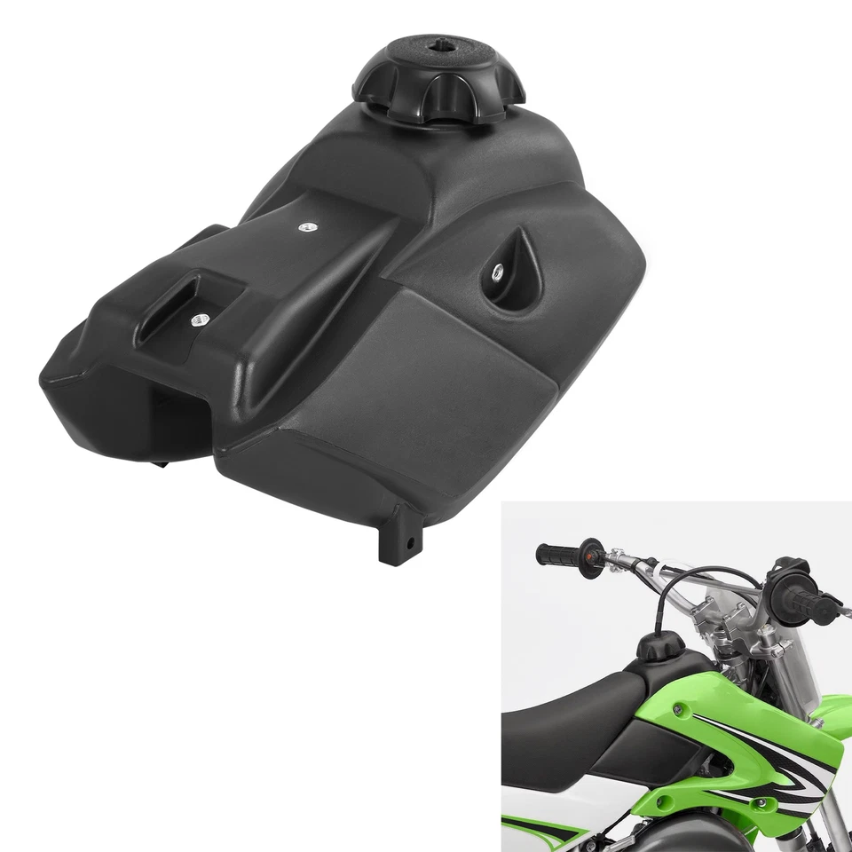 Tanque de combustible de gasolina con llave y tapa para Suzuki RM65 DRZ110 02-08 Kawasaki KLX110 20-08 Foto 4 de 4