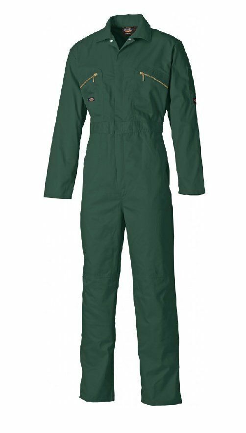 MENS DICKIES REDHAWK ZIP FRONT COVERALL OVERALLS BOILERSUIT