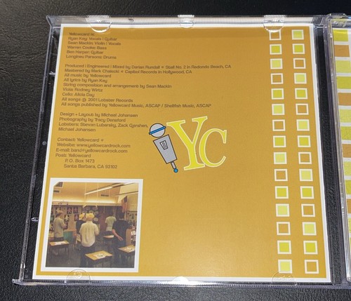 YELLOWCARD "One For The Kids" (CD 2001) 11-Tracks ***EXCELLENT w/hole*** sryb - Picture 6 of 7