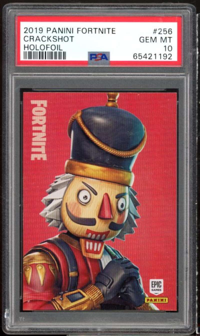 Crackshot Holofoil Card 2019 Panini Fortnite USA #256 PSA 10