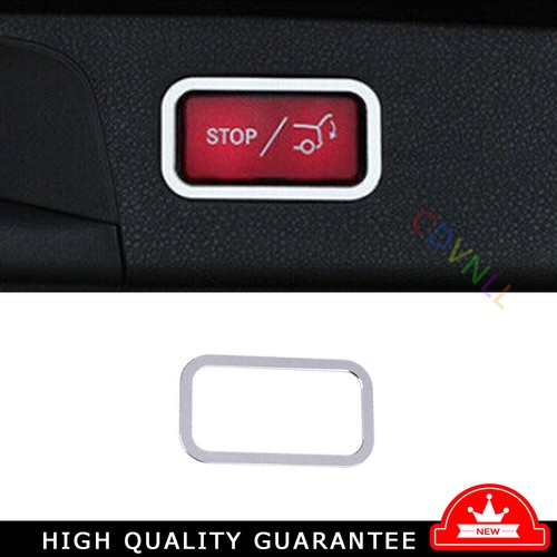 Tailgate Rear Door Button Cover Trim For Benz GLE GLS 2016-2019 Silver Aluminum - Foto 1 di 12