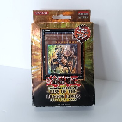 1st Edition Yu-Gi-Uh Rise Of The Dragon Lords Structure Deck NEW Box Damage  | eBay