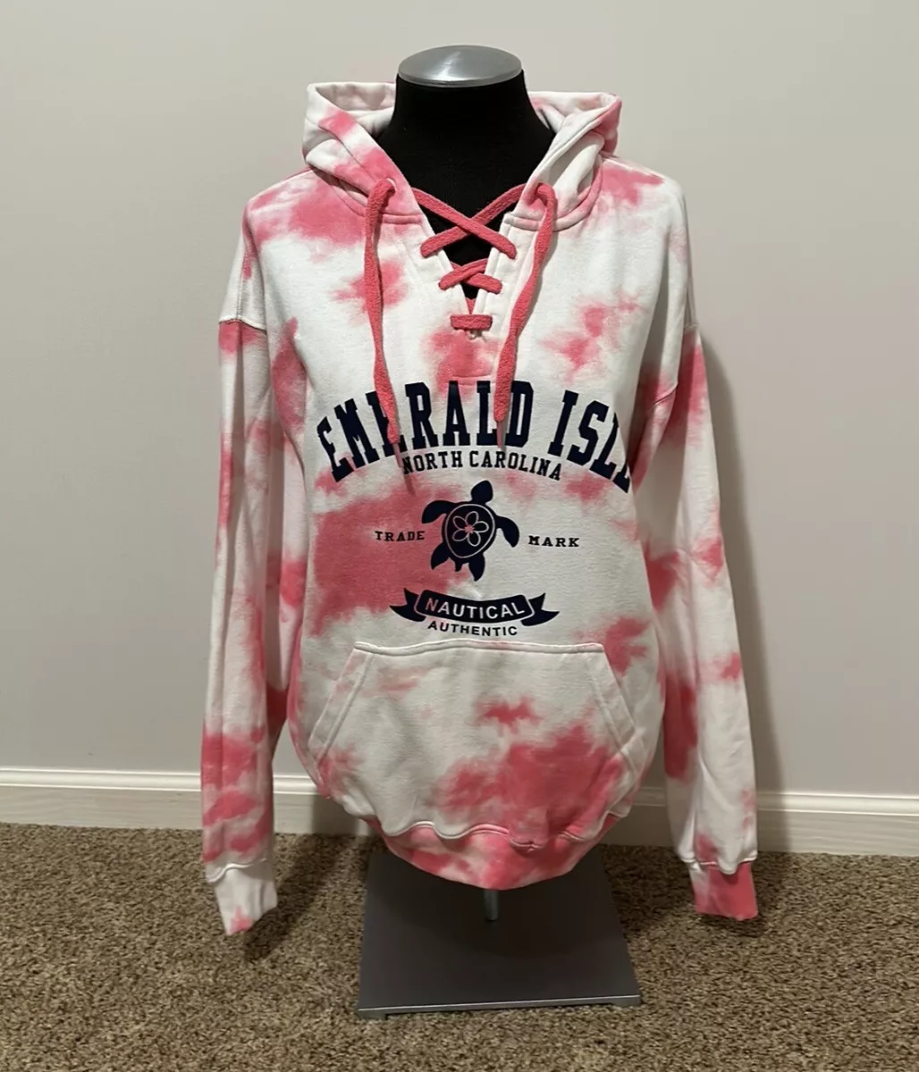 Southern Spirit Emerald Isle Tie Dye Pullover Oversize Hoodie Women s size M