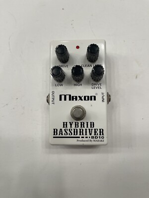 Maxon BD10 Hybrid Bass Driver Overdrive Bassdriver Guitar Effect Pedal