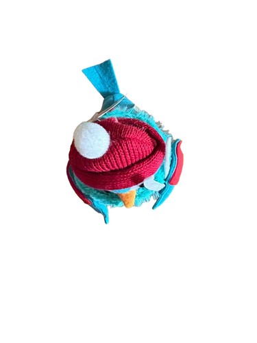 Dan Dee Collector's Choice Winter Skiing Fabric Bird Figurine 8 inch - Picture 8 of 11