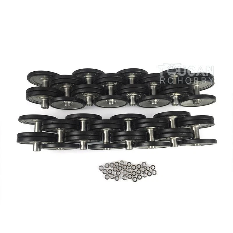 Henglong 1/16 German Panther V 3819 TigerI 3818 RC Tank Metal Road Wheels 2Rims - Image 4 of 4