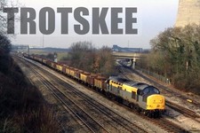 35mm Slide BR British Railways Diesel Loco Class 37 37255 Foxhall c1998