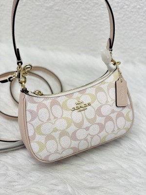NWT Coach Teri Mini Crossbody Bag In Pretty Signature Canvas CDW52