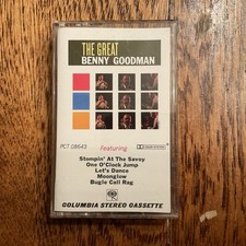 The Great Benny Goodman 1956 Cassette PCT 08643 NM Free Shipping Rare