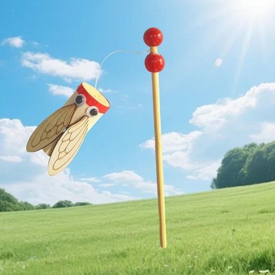 Traditional Chinese Wood Cicada Toy Cicada Sound Maker Novelty Early Education