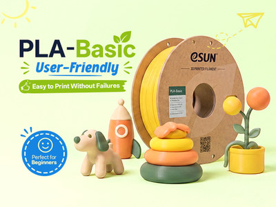 eSUN PLA Basic 3D Printer FIlament 1.75mm 1KG Spool Tough& Eco Friendly FIlament