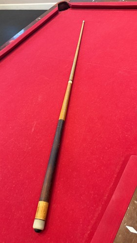 Vintage Martin Cue Harvey Martin Pool Cue / Birdseye Maple & Rings / Stamped