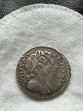 Silver Proof 1694 William& Mary Farthing
