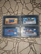 All 4 Super Mario Advance Games 1 2 3 & 4  Bros world Game Boy Gameboy Advance