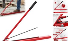 Heavy-Duty Manual Rebar Bender, New Upgraded Hand Operated Metal Bending Tool 