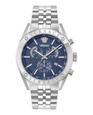 Versace Mens  Stainless Steel 44mm Bracelet Fashion Watch