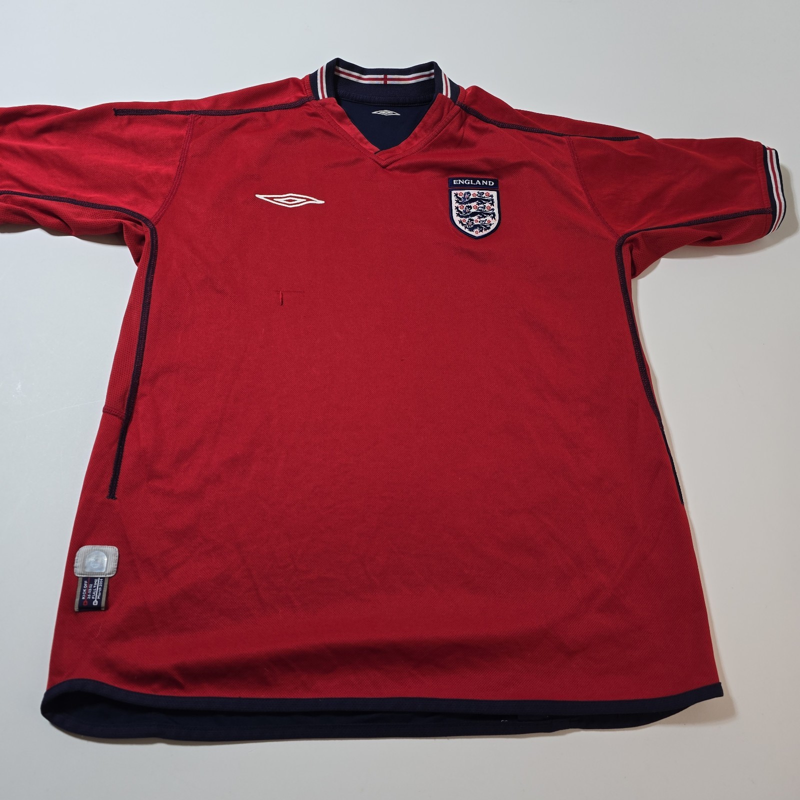Vintage Umbro England 2002/04 Soccer jersey