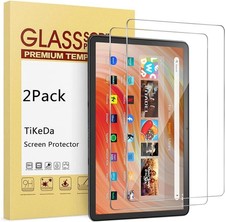 2-Pack Tempered Glass Screen Protectors for Fire HD 10 / Plus Tablet 9H
