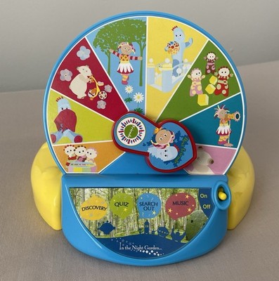 In The Night Garden Activity Wheel - voll funktionsfähig Quiz Musik elektronisch sehr guter Zustand