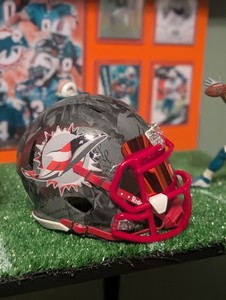 Miami Dolphins Mini Helmet Size 3 5/8 Custom we the people 