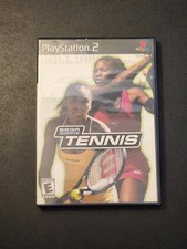 Sega Sports Tennis Game for PlayStation 2 Complete with Manual